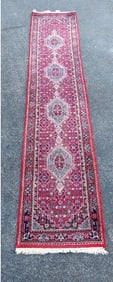 A 14ft Persian Bidjar Runner in Good Condition