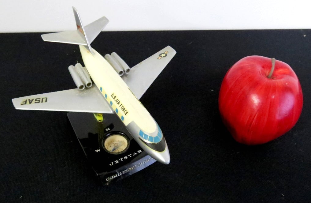 Tin Us Air Force Airplane Toy Made In Japan