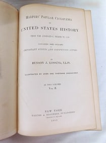 2 Vols Cyclopaedia of United States History 1882 Lossing