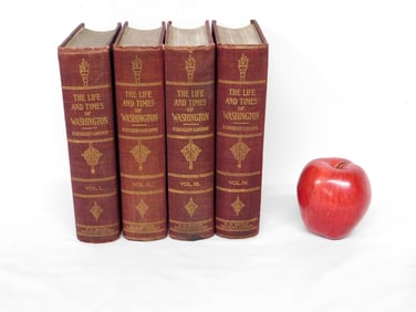 4 Volume Set - The Life and Times of Washington 1903