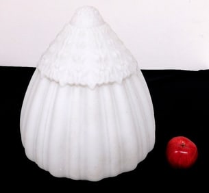 A Gothic Frosted Teardrop Light Shade