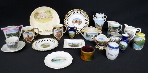 Victorian Souvenir China Albany Area to Canada 16pcs