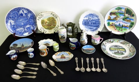 Victorian to Mid-Century Souvenir China