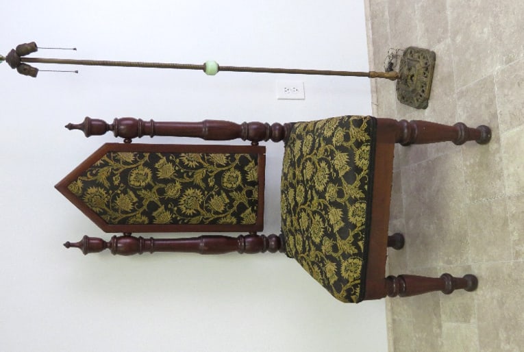 Victorian Gothic Revival Mahogany Upholstered Chair (1 of 4)