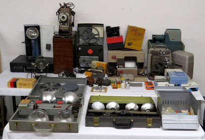 Large lot of MCM Era Projectors & Film Equipment