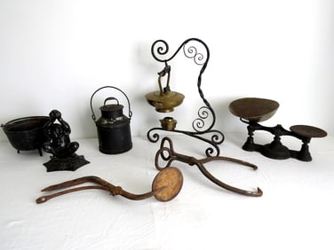 Group of Cast Iron Accessories