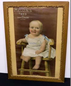 Orig 19th C. Mellin's Food "Our Baby" Paper Litho Advertisement