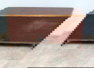 18th C. Hudson Valley or New England Blanket Chest