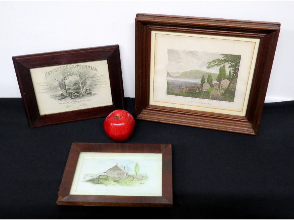 Trio of 19th C. Newburgh, NY Litho's - Centennial, Wash Headquarters (1 of 13)