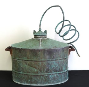 An Early Copper Still With Great Patina!