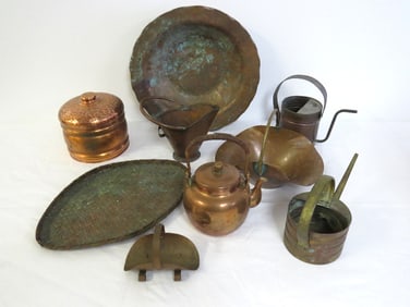 A Lot of Mixed Copper 19th & 20th C.