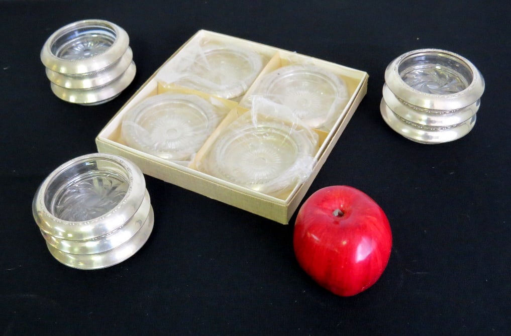 13pc Lot Sterling Coasters - Whiting, Etc. (1 of 9)