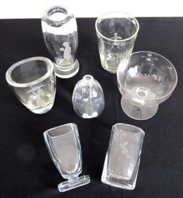 Signed Orrefors & Scandinavian Art Glass Vases & Vessels