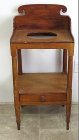 A 19th C. Sheraton Pine Washstand