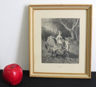 19th C. A.C. Alais Engraving - Jersey