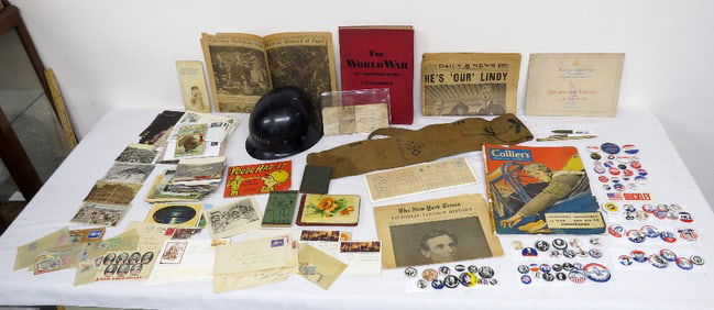 Vintage Ephemera, Political, Military & More
