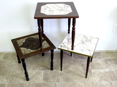 Three MCM Era End Tables