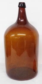 Tangerine Orange Westford? Glass Works Demijohn 19th C.
