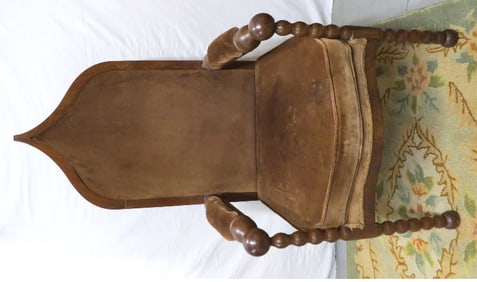 A 19th C. Gothic Revival Style Arm Chair