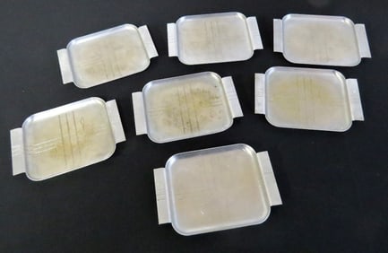 Norman Bel Geddes For Revere Art Deco Canapes Trays