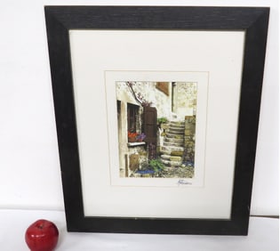 Martin Roberts (California) Hand Tinted Photo Mediterranean Steps