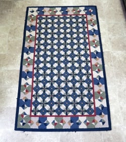 Company C  Mosaic Tiles 100% Wool 3' x 5' Throw Rug