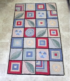 Colorful Company C Thick 100% Wool 3' x 5' Area Rug
