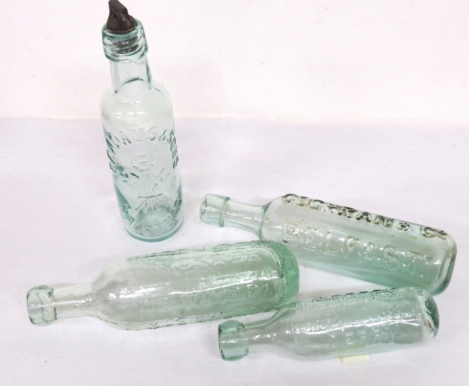 A Grouping of 4 English/Irish Soda Water Bottles (1 of 11)
