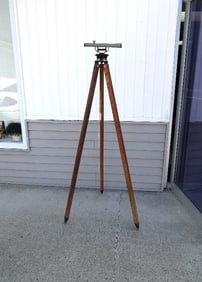 A Mid-Century Sears Craftsman Surveyor's Transit & Scope