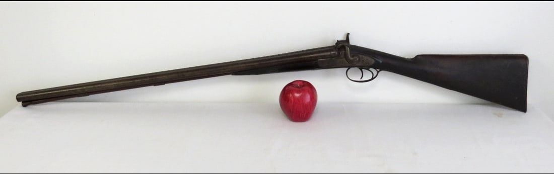 A Civil War era Double Barrel Percussion Cap Shotgun - Gunsmith Signed (1 of 19)