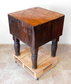 Antique Tongue & Groove Butcher Block