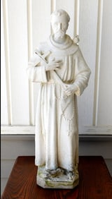 St. Joseph of Assisi Cast Concrete Garden Statue