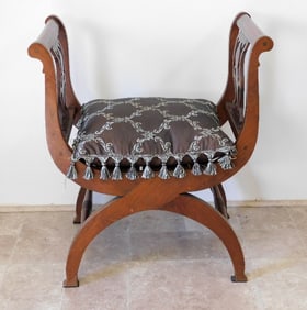 A French Dagobert Curule Chair