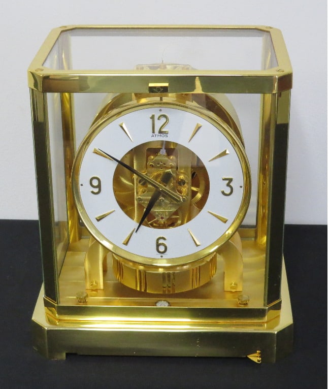 A Swiss LeCoultre Atmos Brass Mantle Clock (1 of 9)