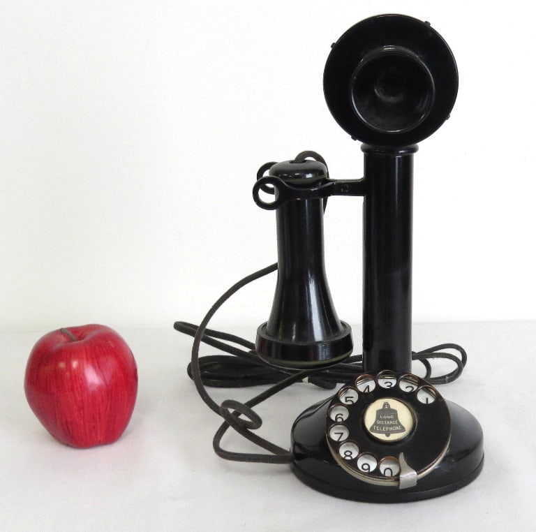 An 1892 Pat'd Western Electric Candlestick Phone - Fully Restored (1 of 8)