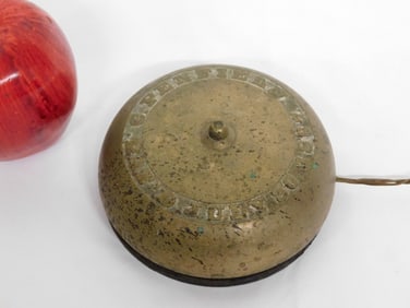 An 1867 Patented G. Penfield Brass Ringside Bell
