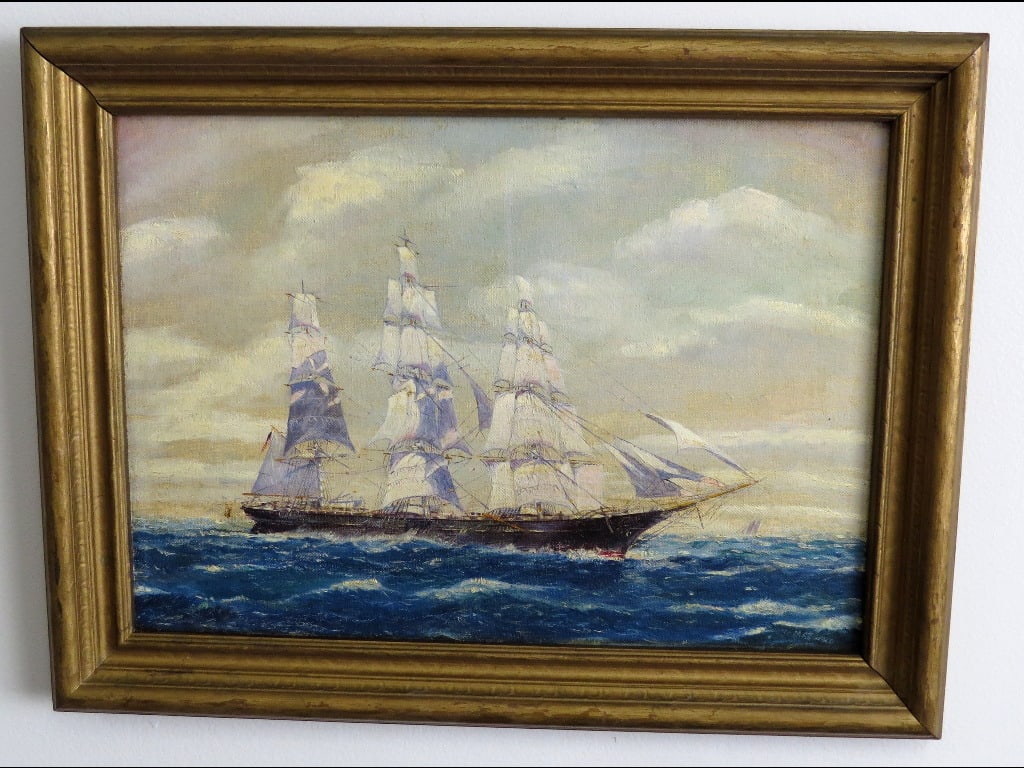 A Yankee Clipper O/B Signed J.E. McDonald c.1945 - Rhode Island (1 of 10)