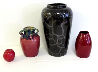MCM Era German Scheurich and Gebhauer Pottery Vases.