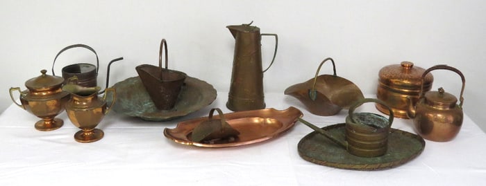 A Lot of Mixed Copper 19th & 20th C.