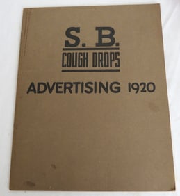 C.1920 Smith Bros. Poughkeepsie, NY Cough Drop Advertising Folio