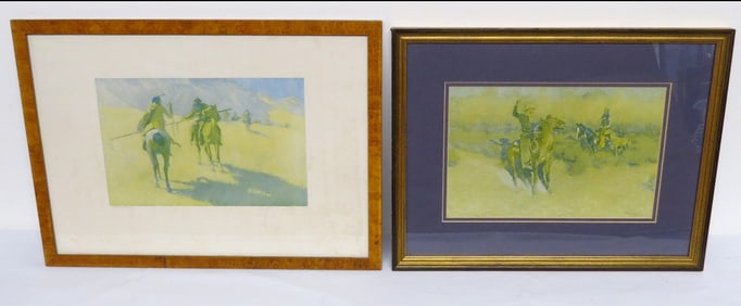 Two early 20th C. Frederick Remington Prints