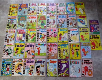 Harvey Comics: Sad Sack, Casper the Friendly Ghost & Hot Stuff, Early Bronze Age