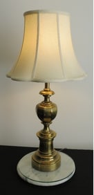 A Stiffel Brass Table Lamp w/Shade
