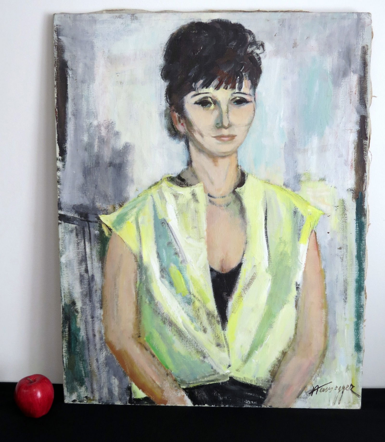 John Hansegger (NY, Switzerland 1908-1989) Portrait of a Woman (1 of 4)