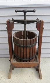 S.G. Weir & Co. Chicago Cast Iron Grape Press Early 20th C.