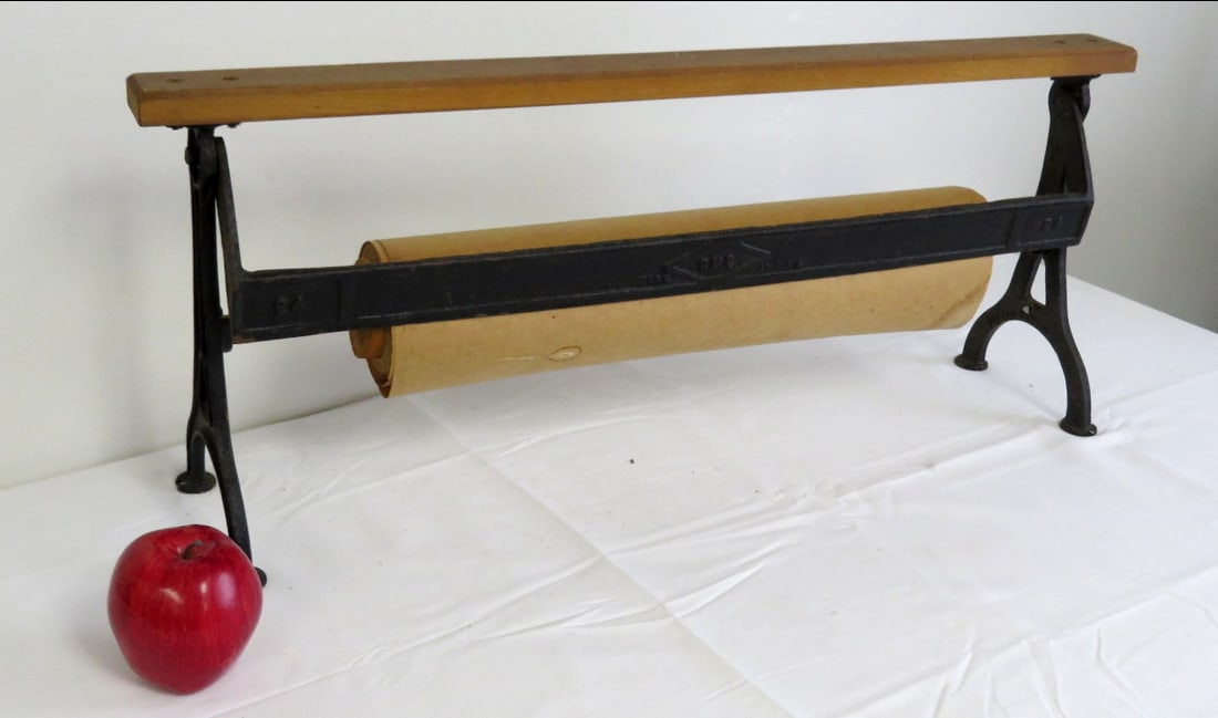 Antique Country Store / Butcher's Wrought Iron Paper Cutter (1 of 6)