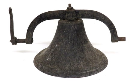 Frederickstown Ohio Signed Cast Iron School / Church Bell