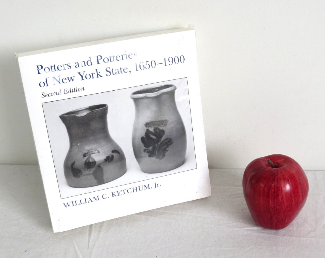 Potters and Potteries of New York State, 2nd Edition by William Ketchum, Jr. - Still Sealed: For any collector of New York State stoneware, this is a must have reference book. William Ketchum's Potters and Potteries of New York State, 1650-1900 in 2nd Edition. Still sealed in shrink wrap! Thi