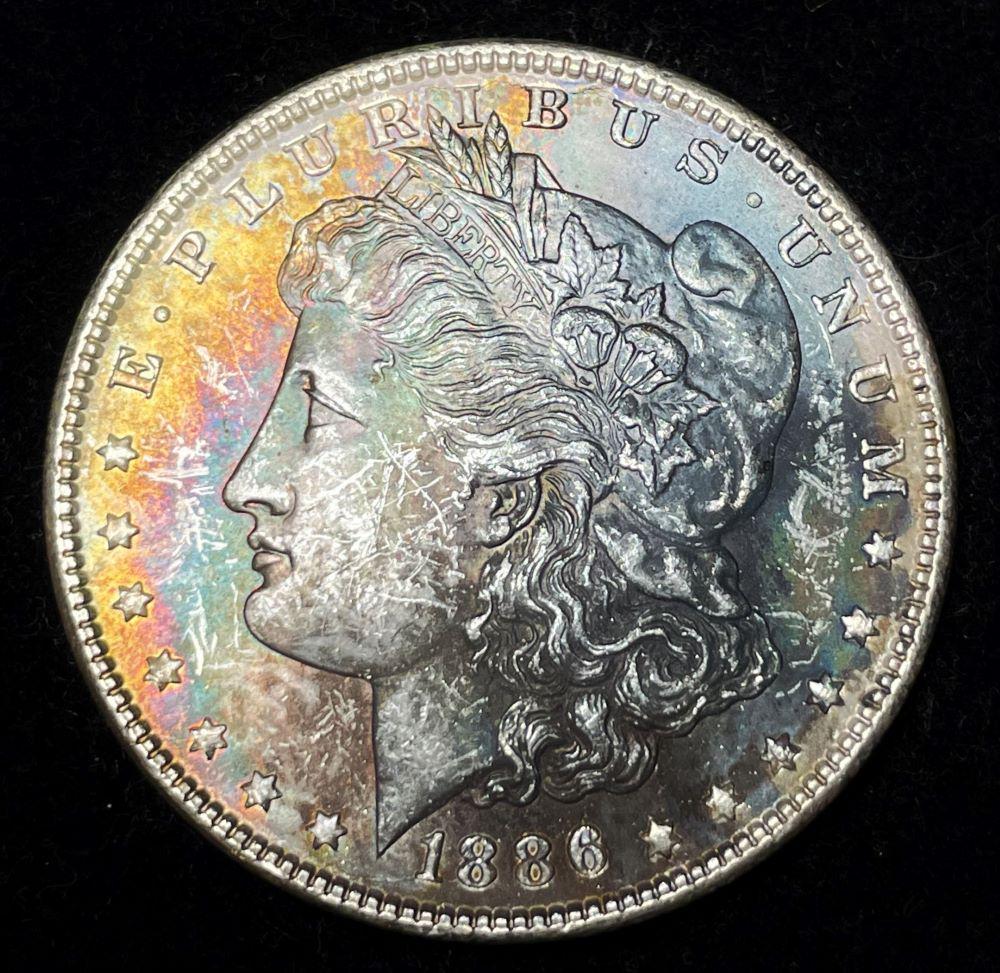 1886 Morgan Silver Dollar MS63 (1 of 3)