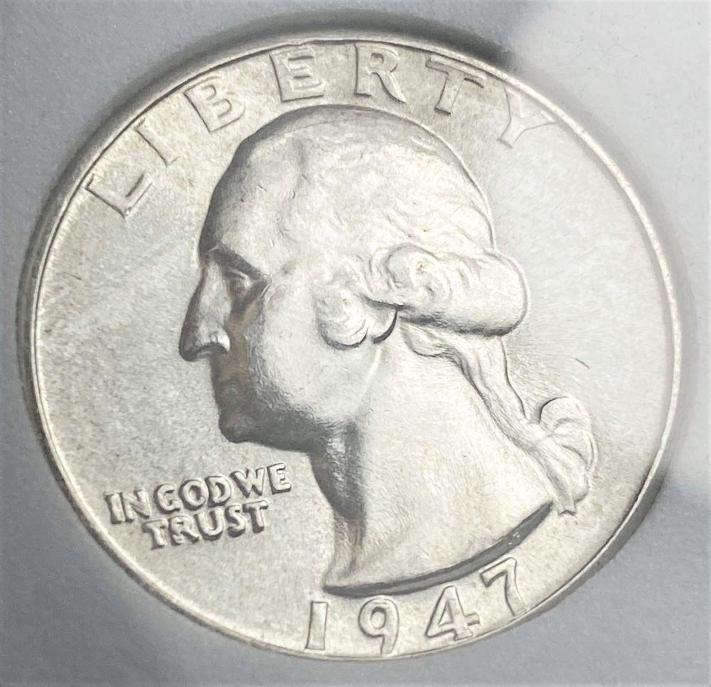 1947-D Washington Silver Quarter MS67 (1 of 4)